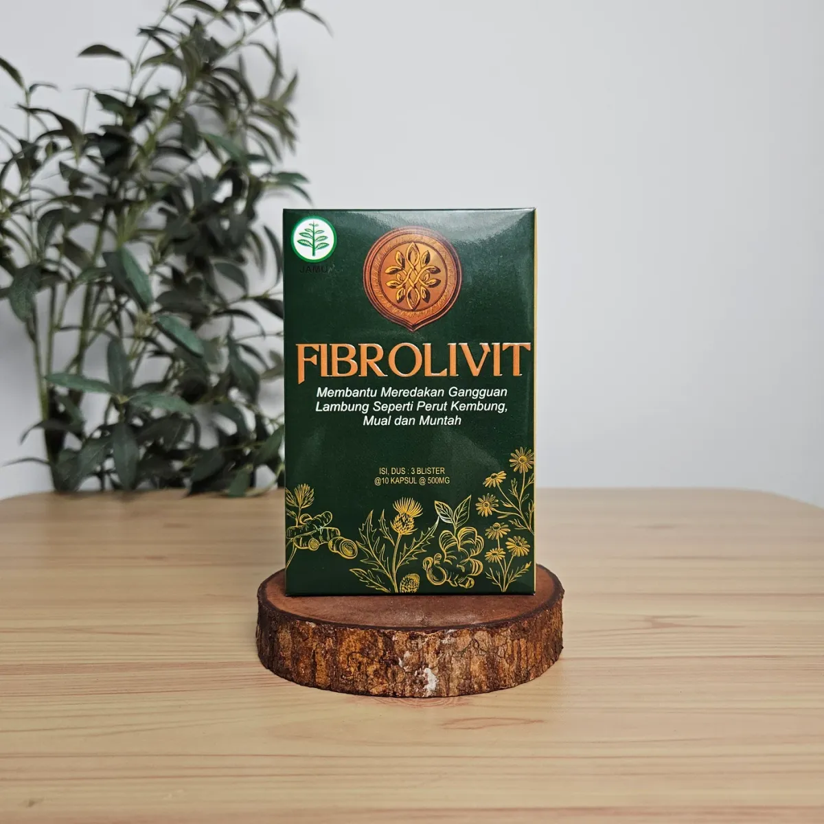 Dus Fibrolivit tampak depan